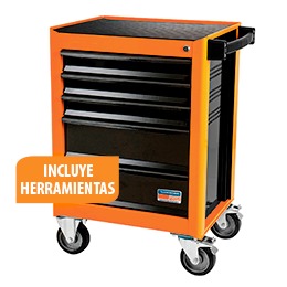 Carro Porta Herramientas 92 Piezas 3 Bandejas