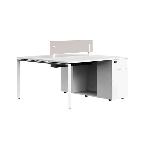 Escritorio Bench Blanco 120 para 2 Personas