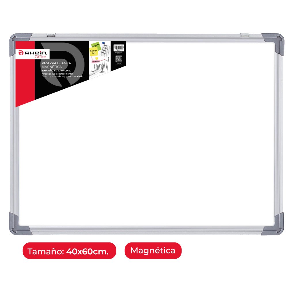 Pizarra Blanca Magnética 40x60cm