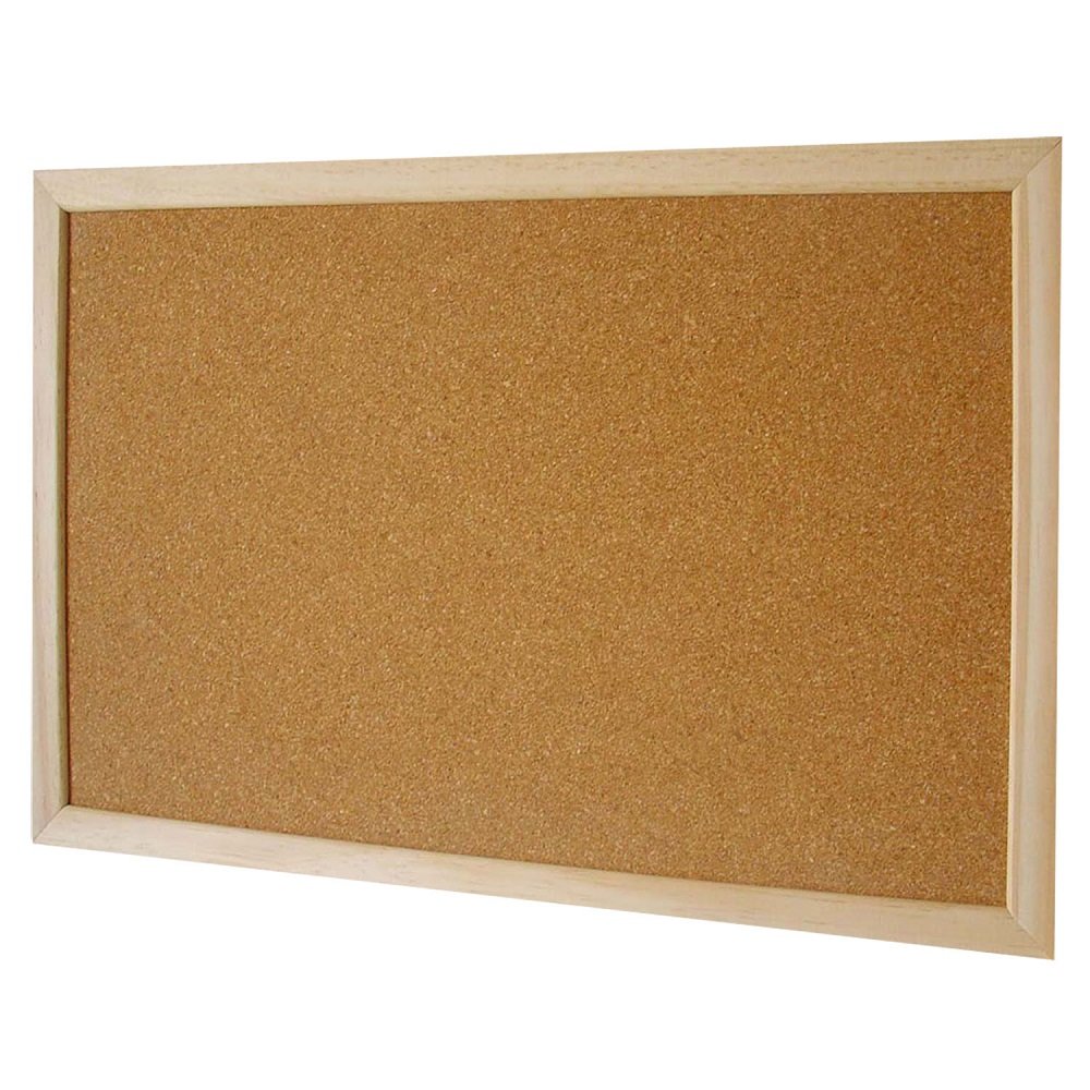 Pizarra Corcho Marco Madera 30x45cm