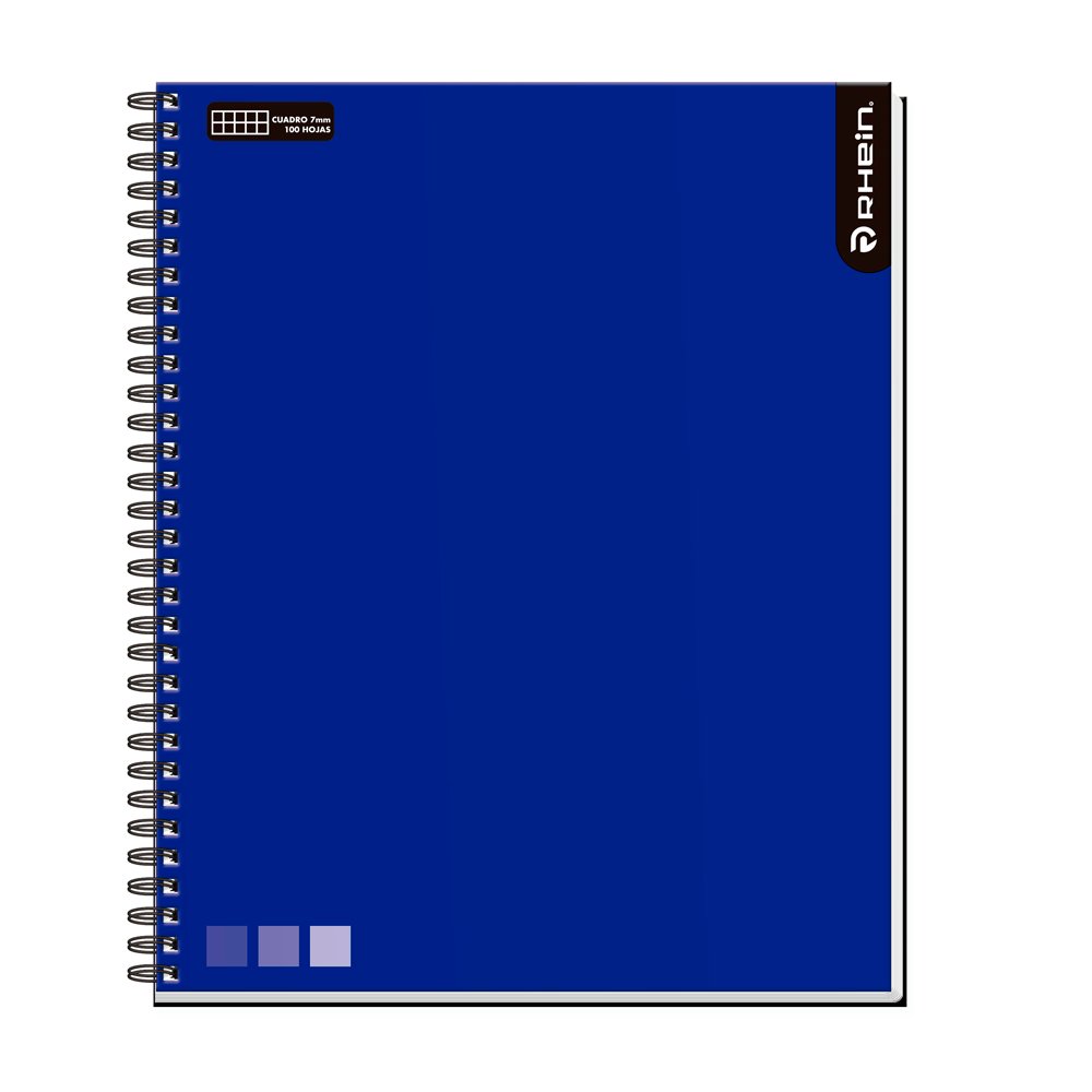 Cuaderno Universitario Matemática 7mm 100 Hojas Azul