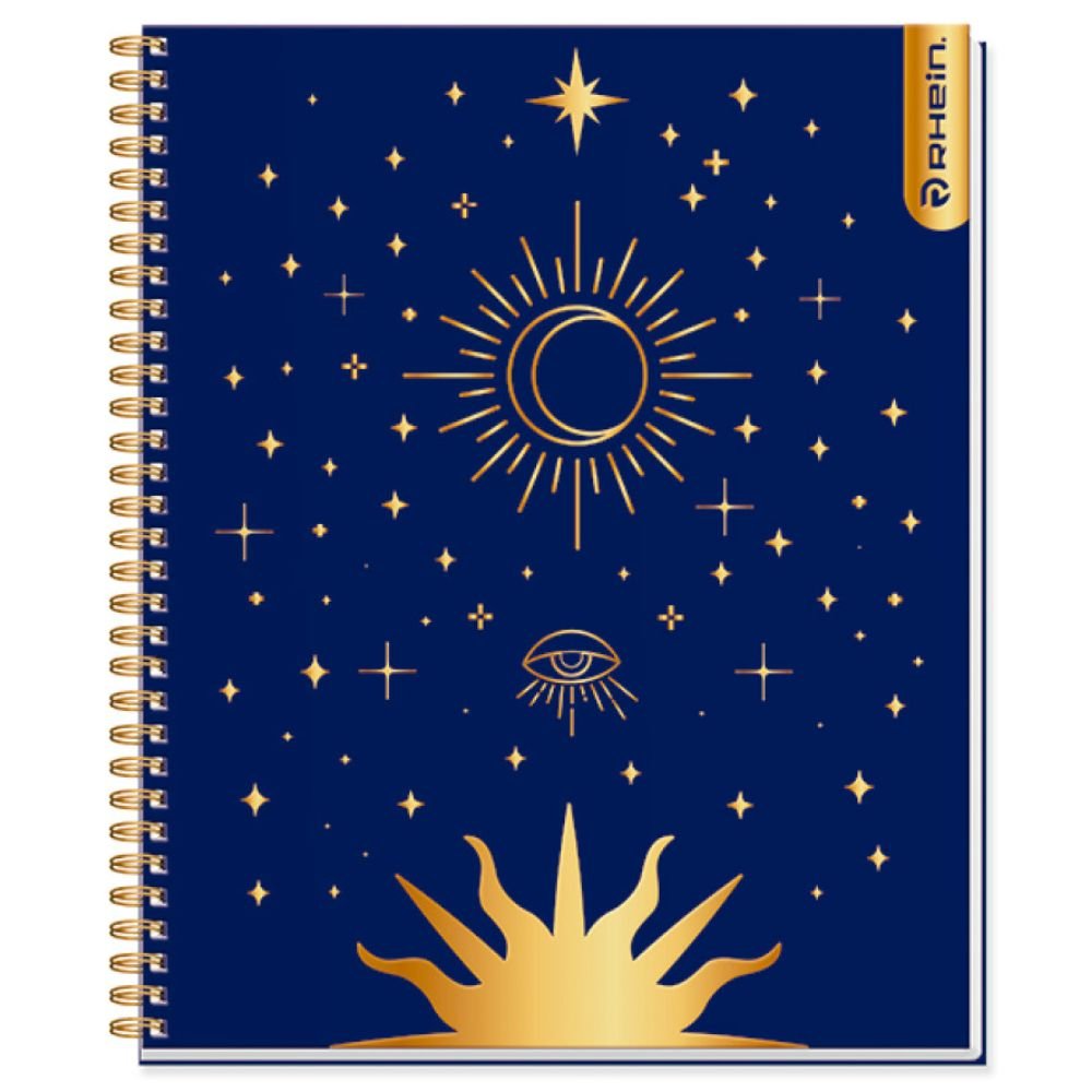Cuaderno Universitario Matemática 7mm Astrology 100 Hojas