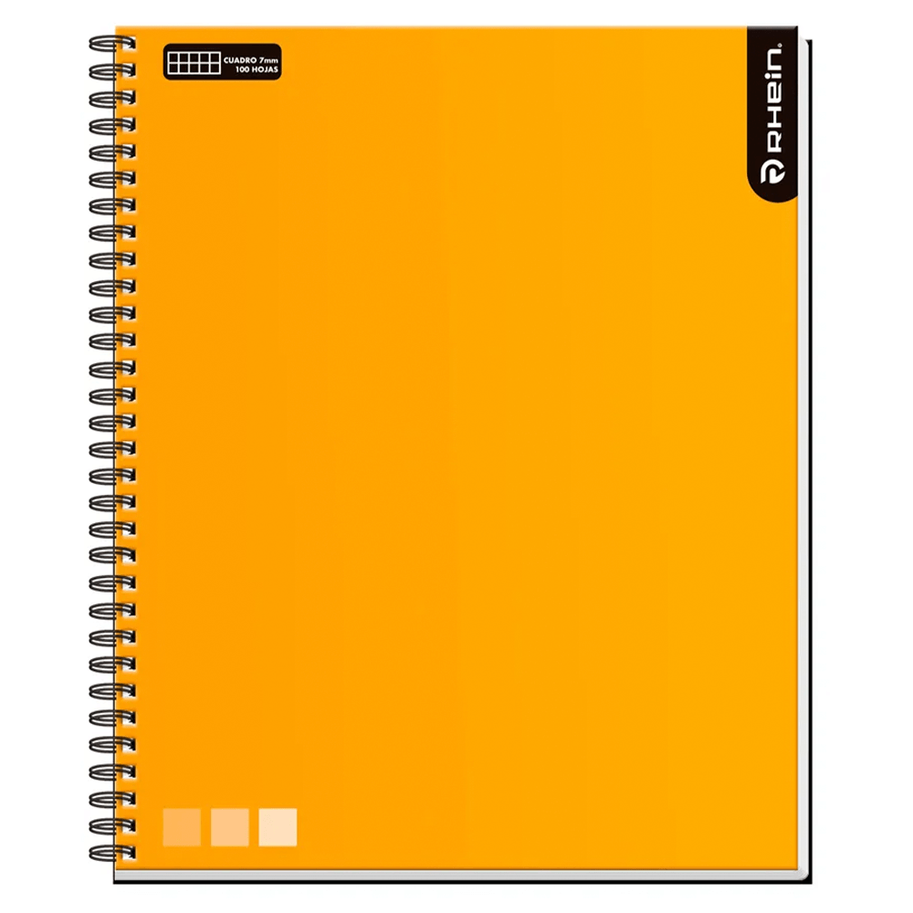 Cuaderno Universitario Liso One Color 100 Hojas 7 Mm Amarillo