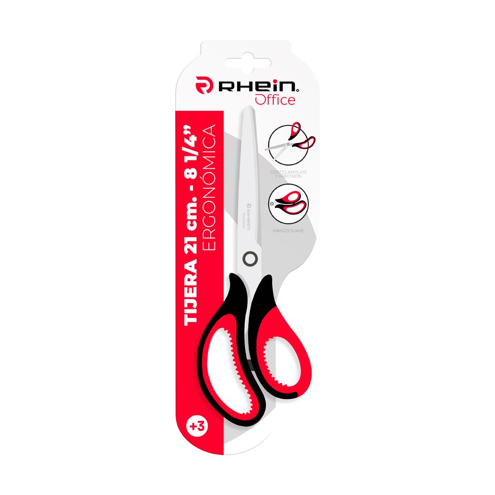 Tijera de Oficina Ergonómica 21cm