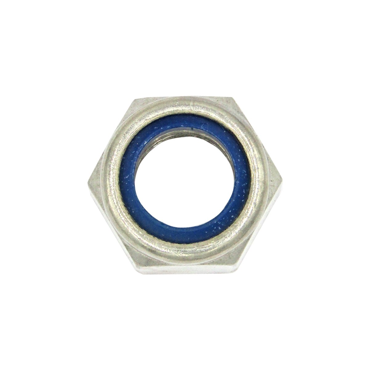 Tuerca Hexagonal Seguro Nylon Inoxidable A4