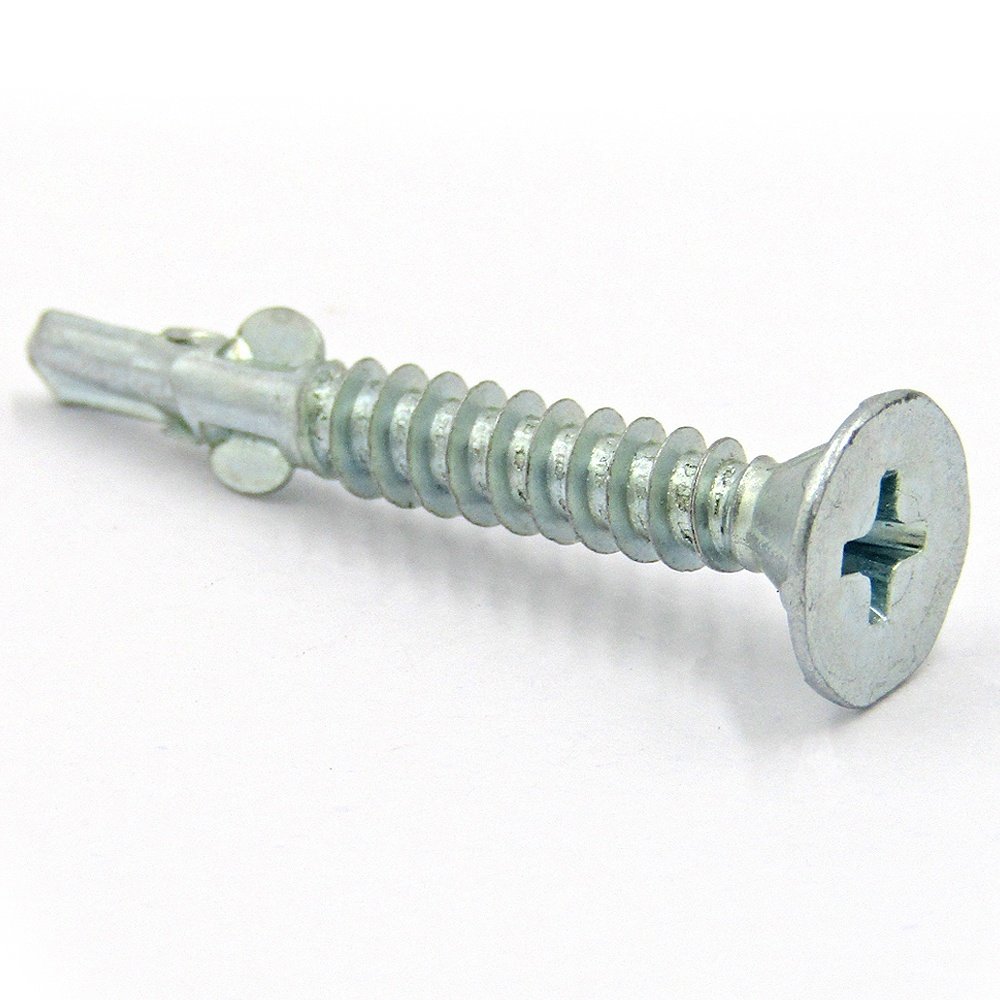 Tornillo Autoperforante #4 Tipo Wafer Con Ala