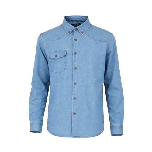 Camisa Mezclilla Activex Algodón Antiestática