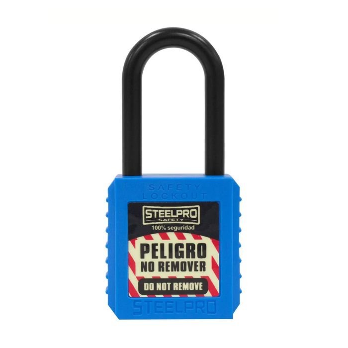 Candado Steelpro Dielectrico Azul