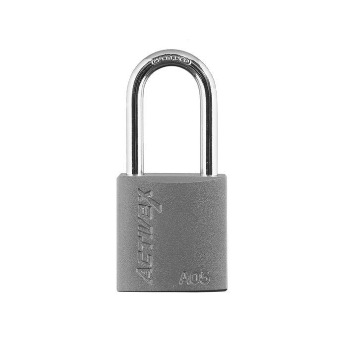 Candado Activex A05 Cuerpo Aluminio Plateado