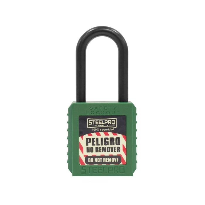 Candado Steelpro Dielectrico Verde