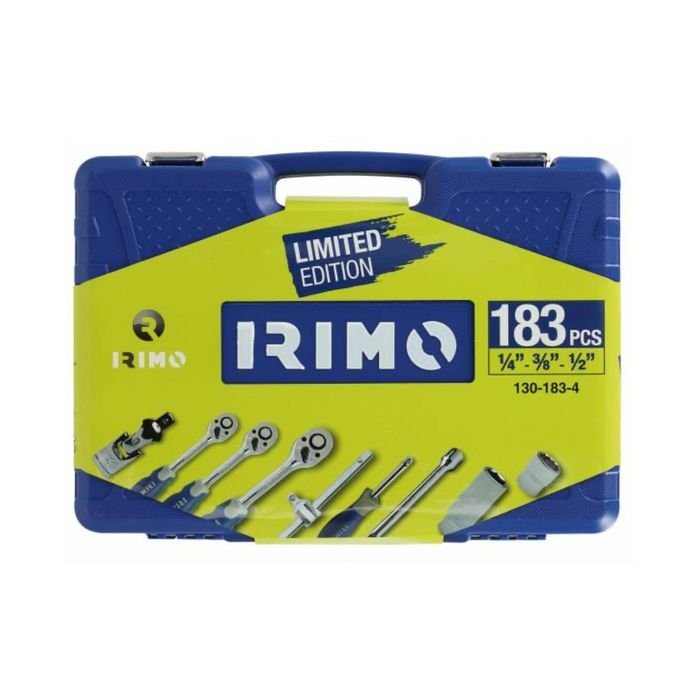 Caja Dados Irimo 1/4" Y 1/2" X - 183 Piezas