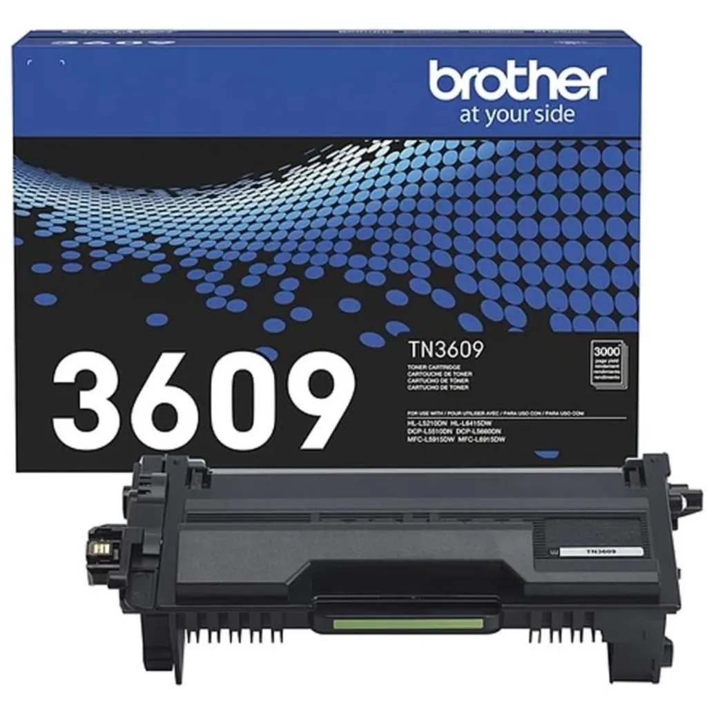 Tóner Brother TN3609 Negro DCP-L5510DN 3.000 Páginas