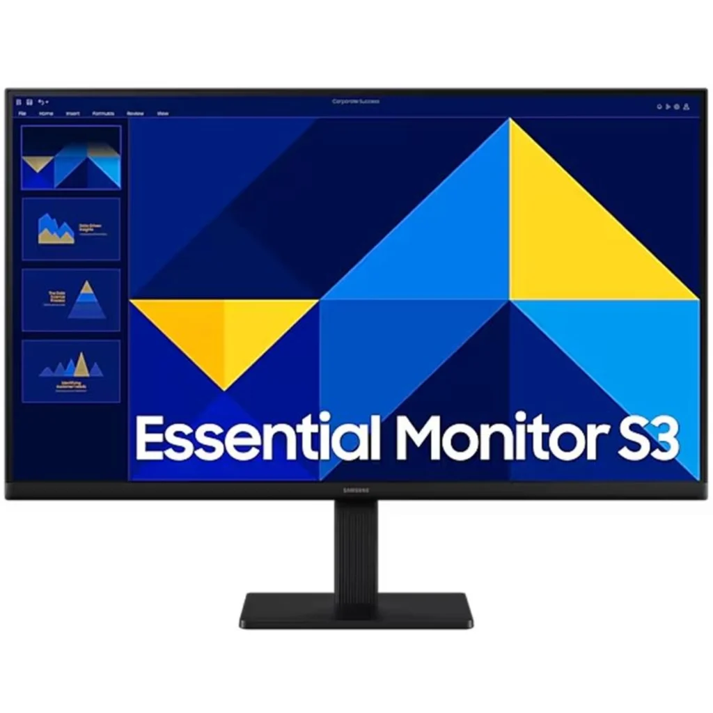 Monitor Samsung Essential S30GD 27" FHD IPS HDMI VGA 100Hz