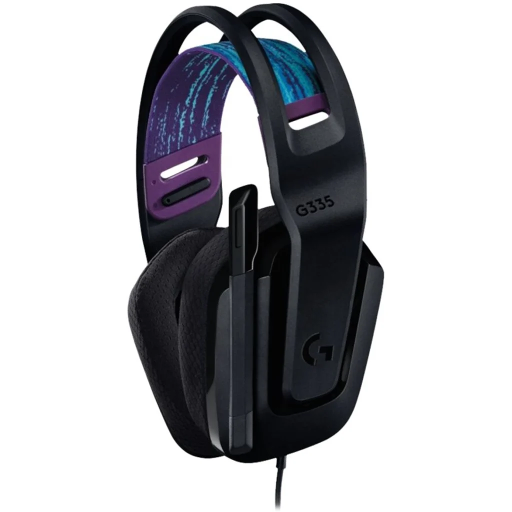 Audífonos Gamer Logitech G335 Diadema con Micrófono Jack 3.5mm Negro