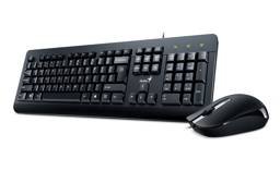 Kit Teclado y Mouse Genius KM-160 Alámbrico USB Negro Español